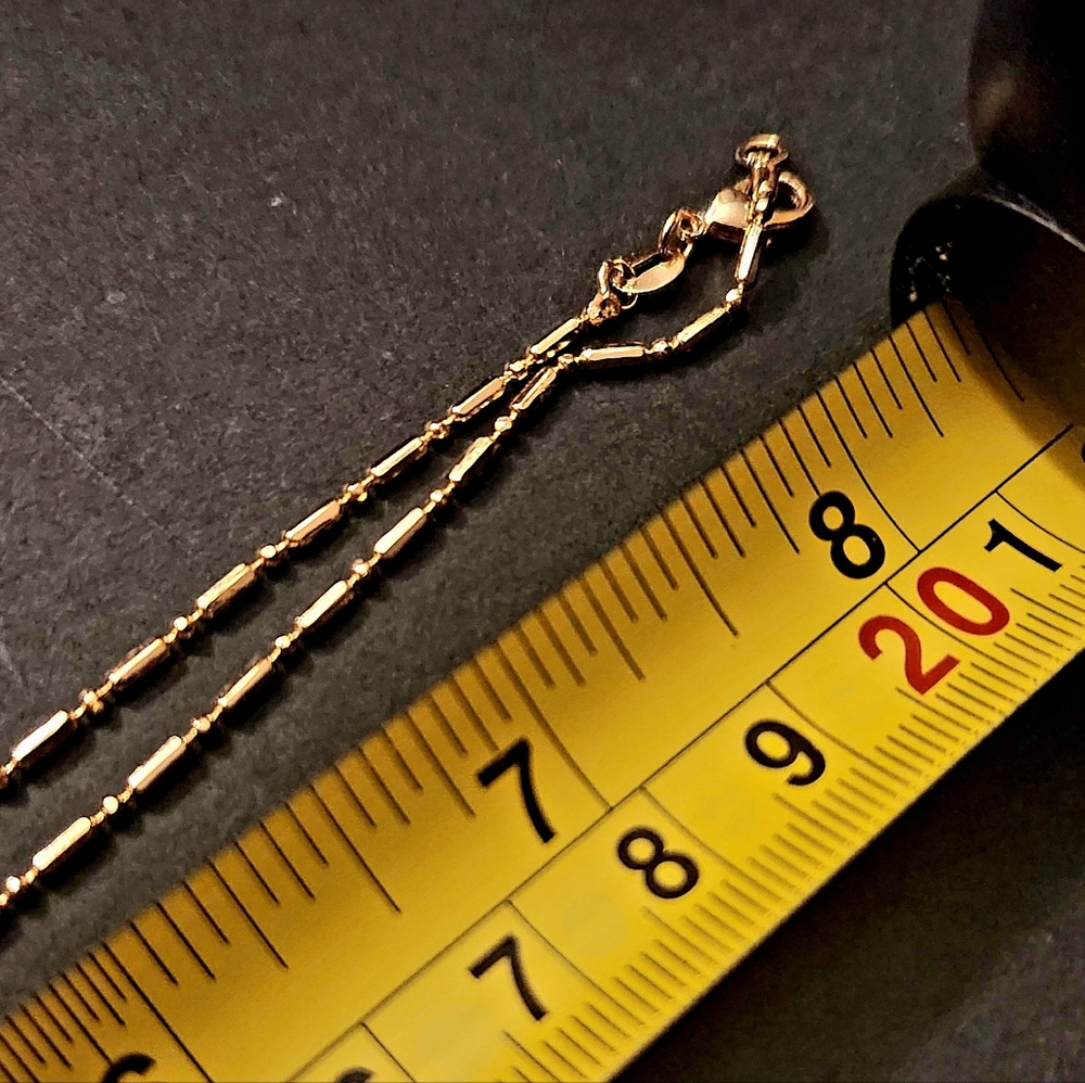 Gold Wired Crystal Necklace with Dark Smoky Quartz Stone - Picture 8 of 8